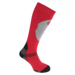 Image of Womens/Ladies High Performance Ski Socks (1 Pair) (4-7 UK, 35-41 EU) (Red)