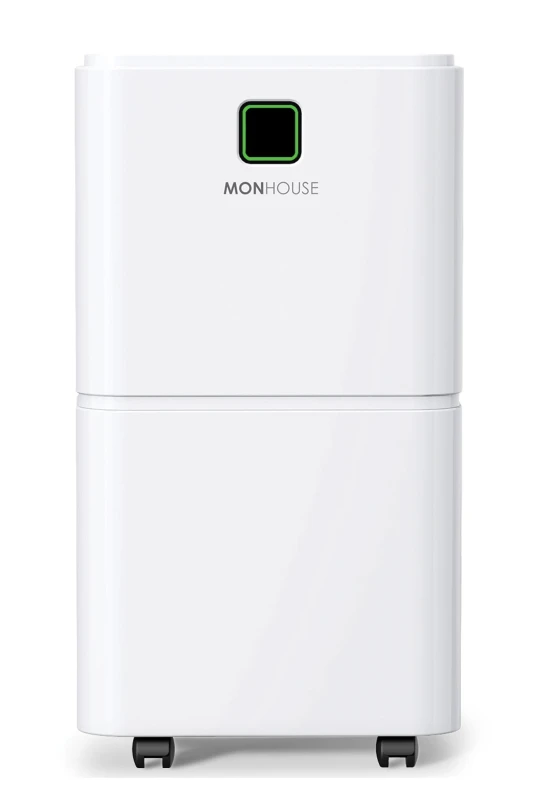 Image of Monhouse 12L/day Digital Dehumidifier - Portable Electric Mould Damp Condensation Remover - Quiet Moisture Absorber