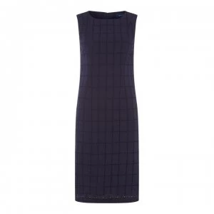 Image of Gant Broderie Dress - 433 EVENING BLU
