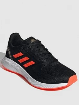 Image of adidas Kids Unisex Runfalcon 2.0 - Black/Red, Size 2