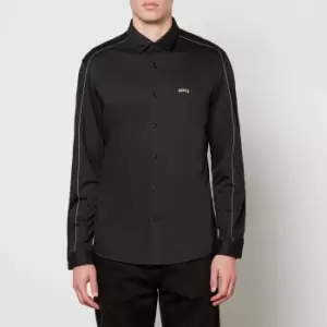 Image of BOSS Green Brycen Cotton-Blend Shirt - L