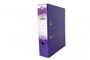 Image of Concord IXL Lever Arch A4 File 70mm Purple (Pack of 10)