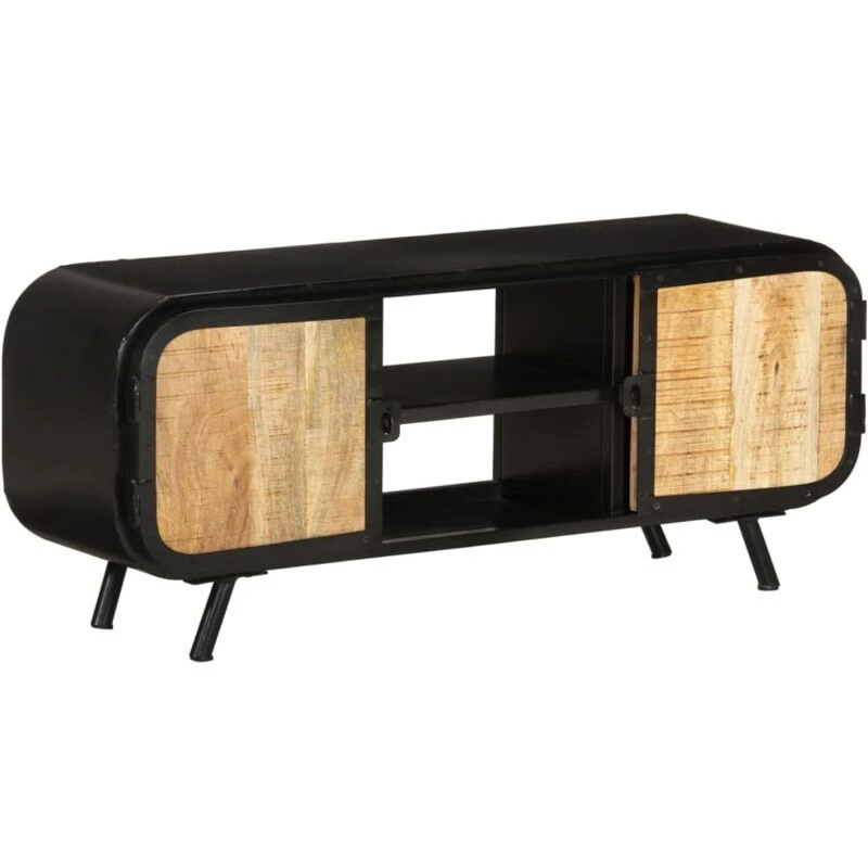 Image of VIDAXL TV Cabinet 110x30x45cm Rough Mango Wood Vidaxl 8720286504598