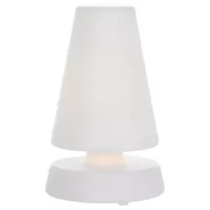 Image of Catching Light Outdoor Portable Lamp Matt White IP44