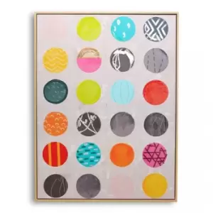 Image of Abstract Wall Art Hand Finished Framed Canvas Print Home Decoration Piece The Traveller Framed Print