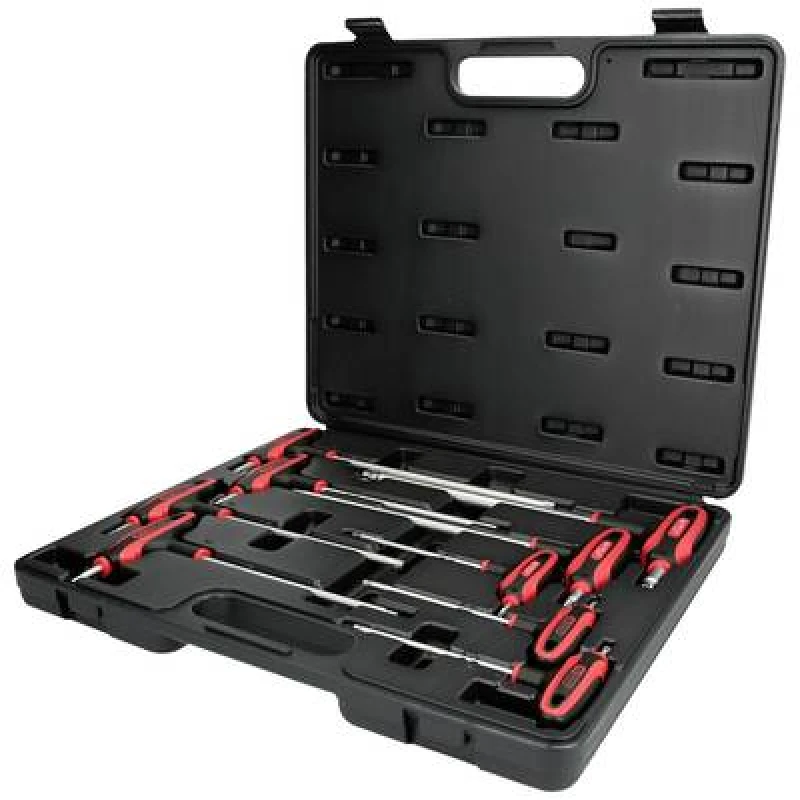Image of KS TOOLS 151.8160 Angled Screwdriver Set Chrome Vanadium Steel Chrome Vanadium Steel Angled Screwdriver Set (6627)
