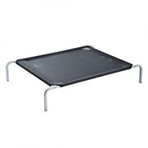 Image of PawHut Pet Bed Black, Silver 800 mm x 1300 mm x 200 mm