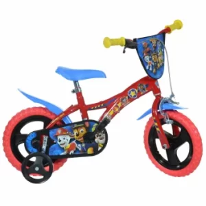 Image of Paw Patrol 12" Wheel Childrens Bicycle, Red