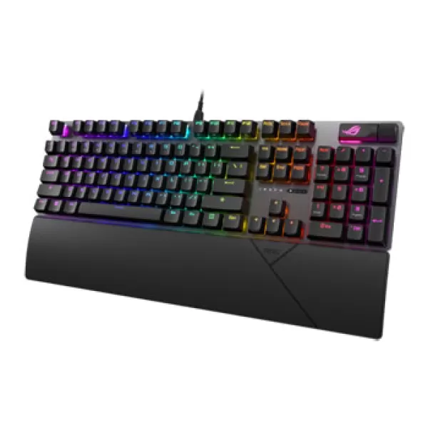 Image of Asus ROG STRIX SCOPE II NX Snow Mechanical RGB Gaming Keyboard ROG NX Snow Linear Switches Sound Dampening PBT Keycaps Intuitive Controls