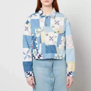 Image of Polo Ralph Lauren Womens Quilted Trucker Jacket - Fuscia Wash - S