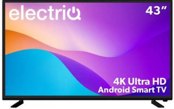 Image of electriQ 43" 43UHDT2 Smart 4K Ultra HD LED TV