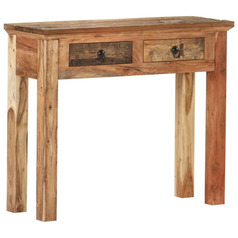 Image of VIDAXL Console Table 90.5x30x75cm Solid Acacia Wood and Reclaimed Wood Vidaxl 8720286110799