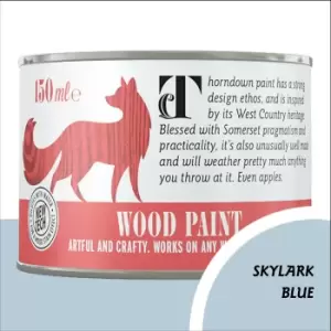 Image of Thorndown Skylark Blue Wood Paint 150ml