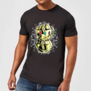 Image of Marvel Avengers Infinity War Fist Comic T-Shirt - Black