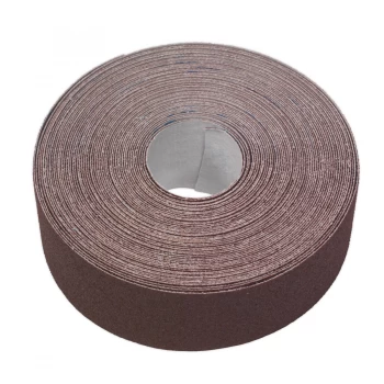 Image of Sealey ERB505080 Emery Roll Brown 50mm x 50mtr 80Grit