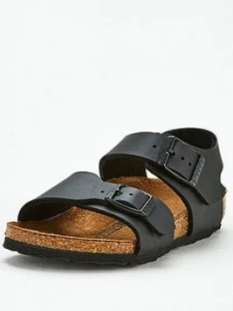 Image of Birkenstock Childrens New York Strap Sandal - Black