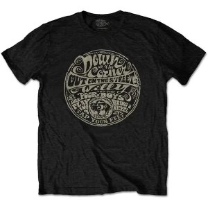 Image of Creedence Clearwater Revival - Down On The Corner Unisex Medium T-Shirt - Black