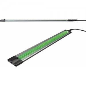 Image of KnightsBridge 3W LED IP20 UltraThin Linear Under Cabinet Link Light 300mm - Green