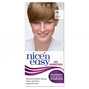 Image of Clairol Nice'n Easy Medium Ash Blonde 73 Semi-Permanent Hair Dye