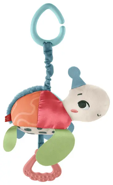 Image of Fisher-Price Sea Me Bounce Turtle - Plush Pushchair Toy