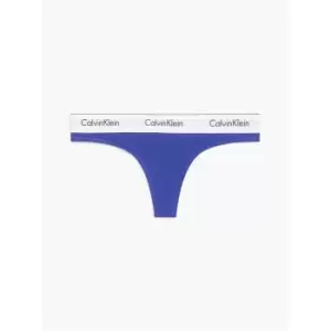 Image of Calvin Klein Modern Cotton Thong - Blue