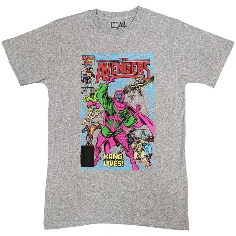 Image of Marvel Kang Lives T Shirt Grey unisex