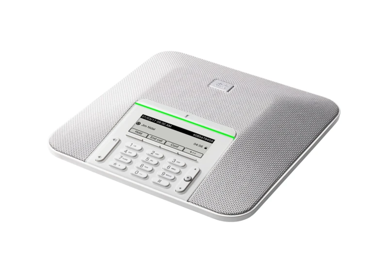 Image of Cisco Cisco IP Conference Phone 7832, 360-Degree Microphone Coverage, 3.4-inch Monochrome LCD, Class 2 PoE, Supports 1 Line, 1-Year Limited Hardware W