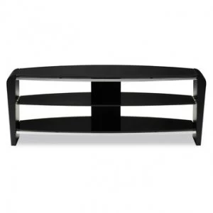 Image of Alphason FRN14003BKBK Francium TV Cabinet 1400mm Wide in Black G