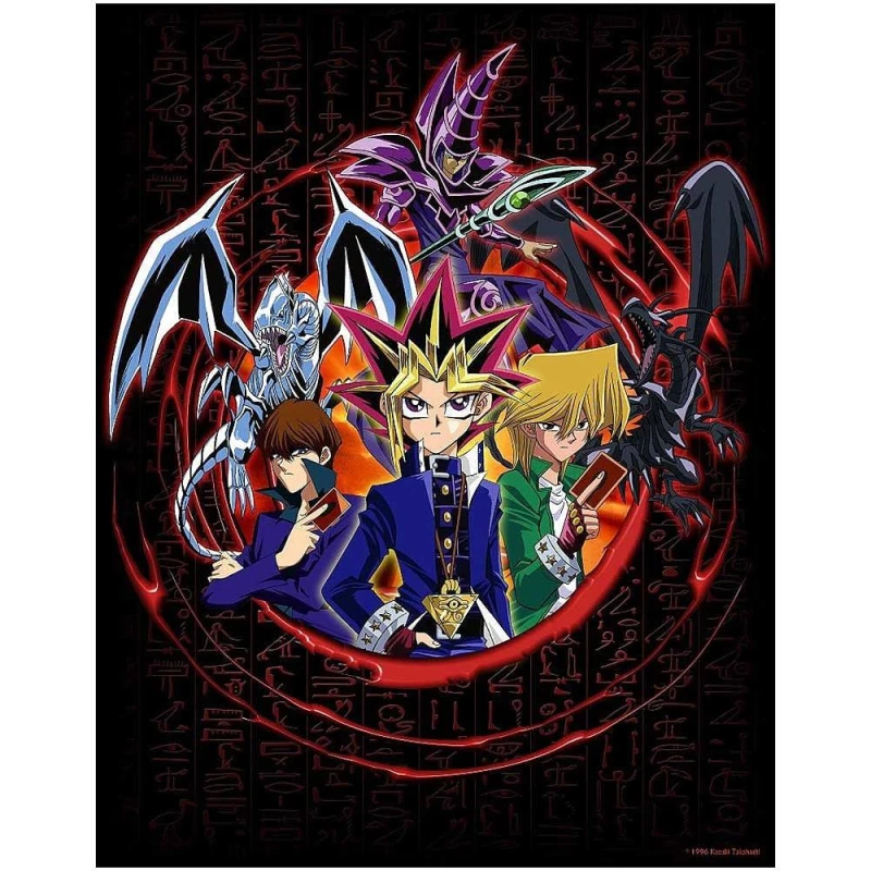 Image of Yu-Gi-Oh! Limited Edition Blue Art Print Baby Blue
