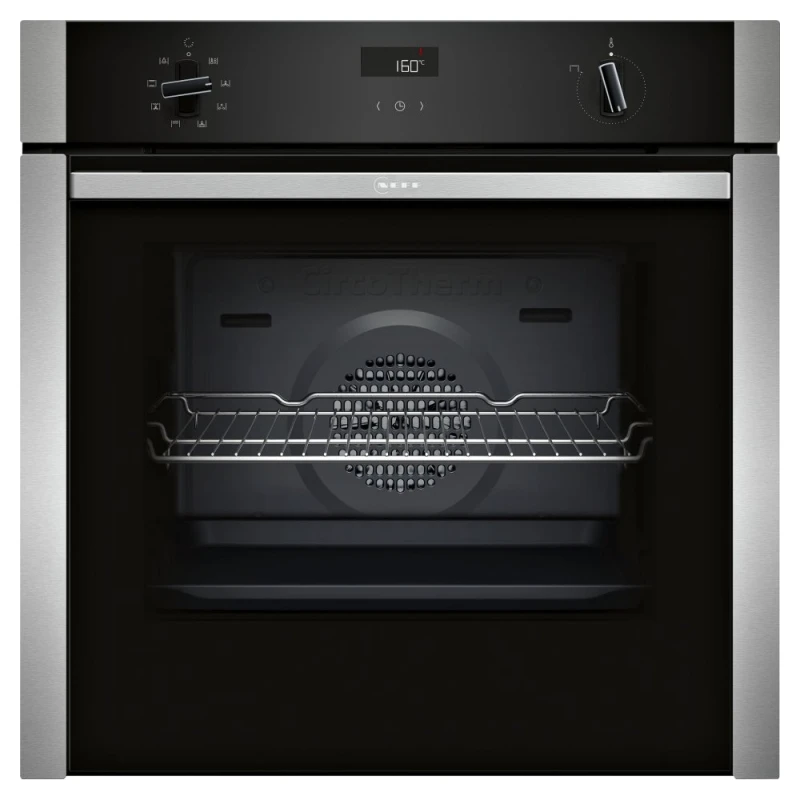 Image of Neff B4ACF1AN3B N50 Slide & Hide Multifunction Single Oven - STAINLESS STEEL B4ACF1AN3B