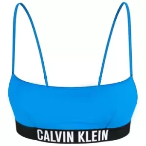 Image of Calvin Klein Tape Bralette Bikini Top - Blue