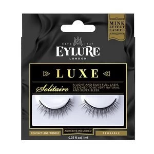 Image of Eylure Luxe Collection Mink Effect Eyelashes Solitaire