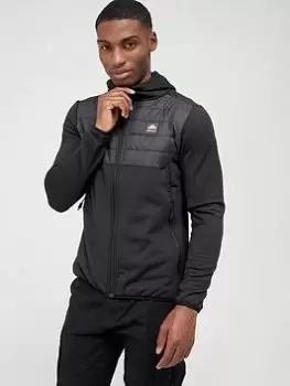 Image of Ellesse Tetria Full Zip Hoodie - Black, Size S, Men