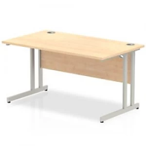 Image of Impulse Cantilever 1400 Rectangle Desk Maple
