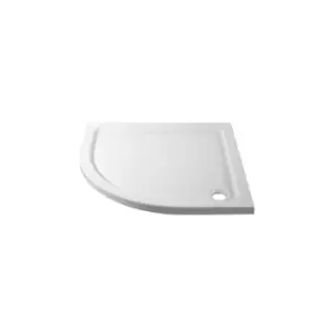 Image of 1000mm Stone Resin Quadrant Shower Tray - Pearl
