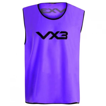 Image of VX-3 Hi Viz Mesh Training Bibs Mens - Purple