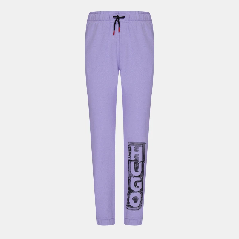 Image of HUGO Logo Joggers Juniors - Purple Purple 4 - 5 Years