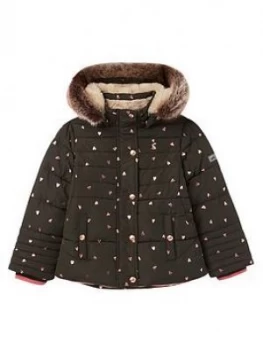 Image of Joules Girls Stella Padded Coat - Green