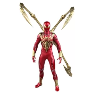 Image of Hot Toys Marvel's Spider-Man Video Game Masterpiece Action Figure 1/6 Spider-Man (Iron Spider Armor) 30 cm