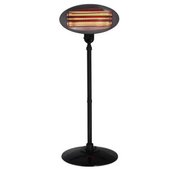 Image of Monzana - Radiant Patio Heater 3 Heat Settings 2000 Watts Stable Metal Base Tip-over Protection