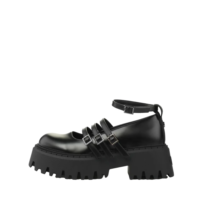 Image of Buffalo Womens wedge shoes Buffalo Aspen Ballerina TS Noir Female 38