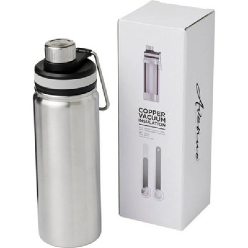Image of Avenue Avenue Gessi Vacuum Insulated Sport Bottle in Silver Silver One Size Unisex 5059444647932