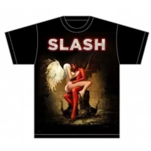 Image of Slash Angel with Logo Mens TS: XXL