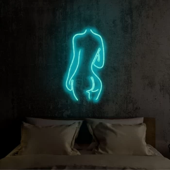 Image of Sexy Woman - Blue Blue Wall Lamp