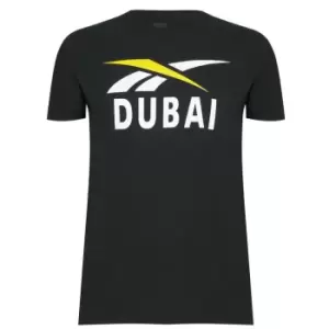 Image of Reebok Dubai T Shirt Mens - Black