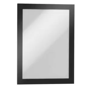 Image of Durable DURAFRAME display frame, self adhesive, magnetic, for A5, Black frame, pack of 10