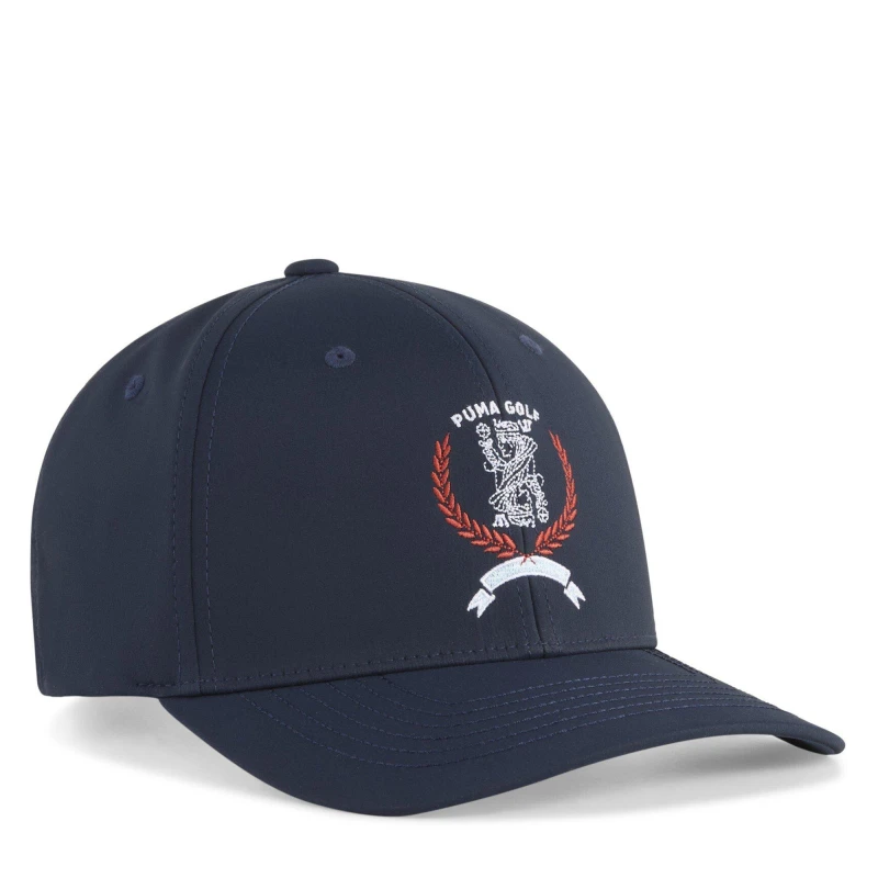 Image of Puma Mens Queen City Golf Cap D.Navy/Red male Mens