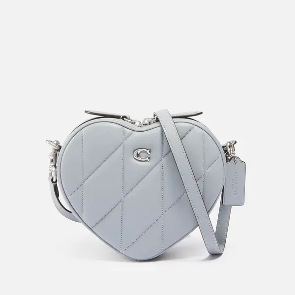 Image of Coach Heart Quilted Leather Crossbody Bag
