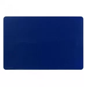 Image of Durable Desk Mat Contoured Edge 650 x 520mm Dark Blue 710307