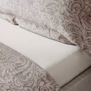 Image of Bedeck of Belfast Avita BCI Cotton Sateen Fitted Sheet - Pink